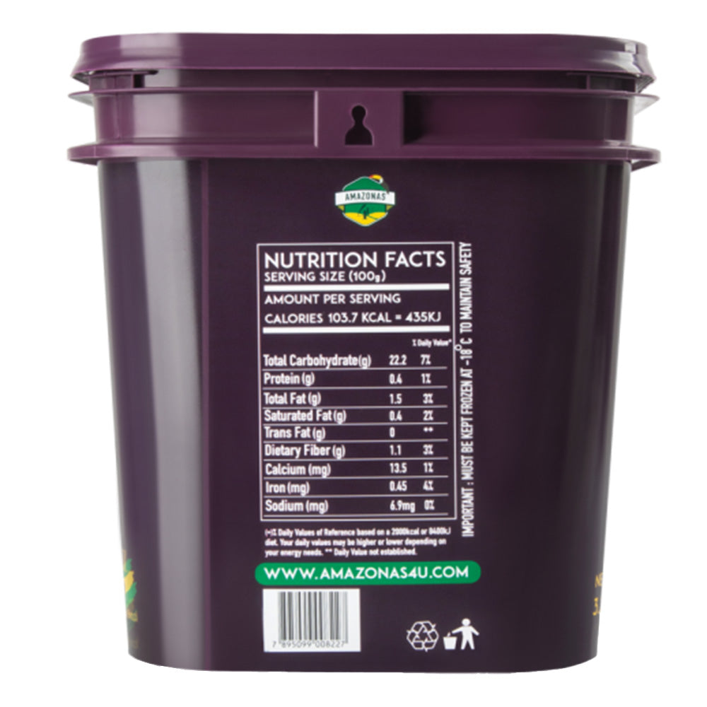 Amazonas Frozen Acai With Cupuacu, 3.2kg