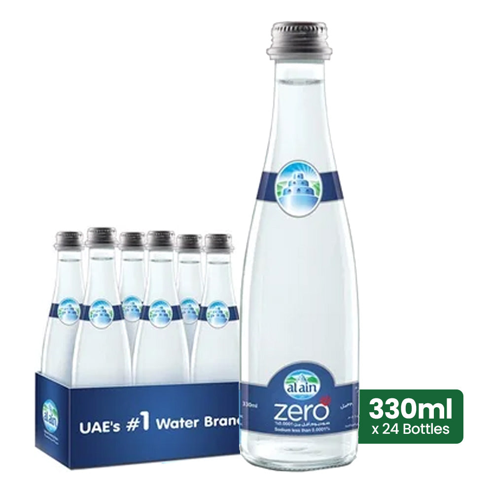 العين، مياه شرب ساكنة في زجاجة، 330 مل × 24 حبة