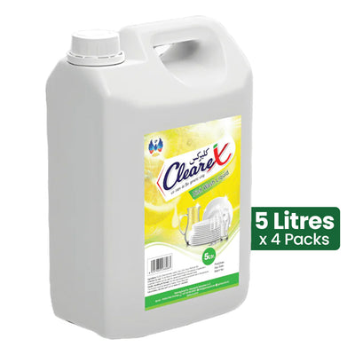 Clearex Dishwash Cleaner, 5 Liter x 4pcs Pack