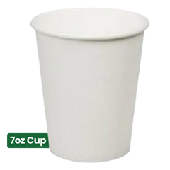 Paper Cup 7oz Single wall, 1000 x 1 Pack
