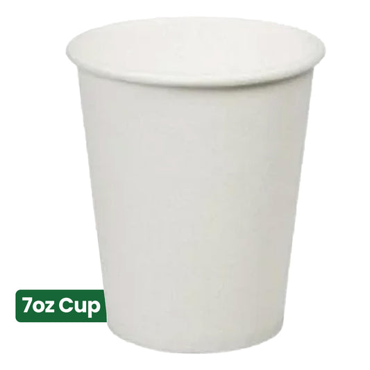 Paper Cup 7oz Single wall, 1000 x 1 Pack