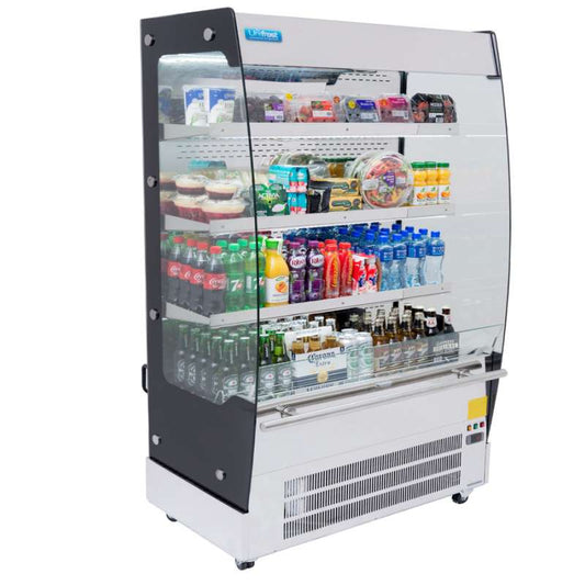 THS Open Chiller with 3 Shelves, 600 W, 66 x 70 x 190 cm