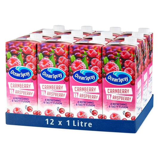 Ocean Spray Cranberry Juice 1 Litre, Pack of 12