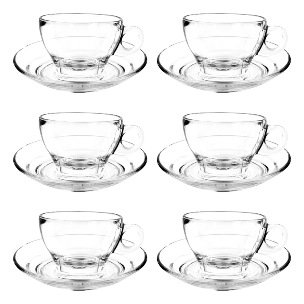 Ocean P02443 Caffe Latte Mug 260 ml, Set of 6