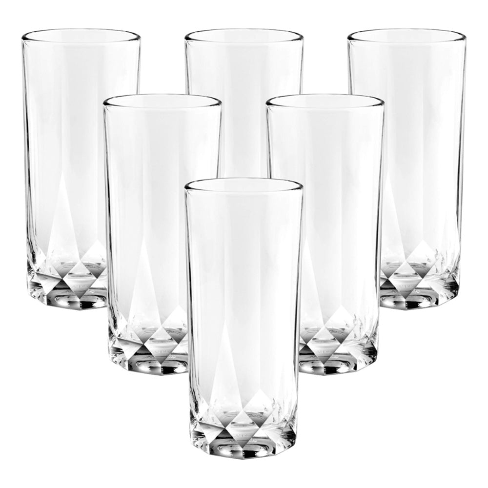 Ocean P02808 Connexion Hi Ball Glass 350 ml, Set of 6