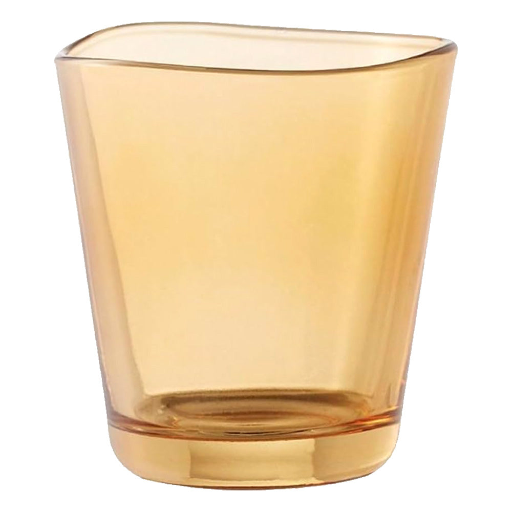 Ocean P03160G0006 Centique Light Amber Rock Glass 245 ml, Set of 6