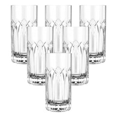 Ocean P03664 Traze Pst Hi Ball Glass 350 ml, Set of 6