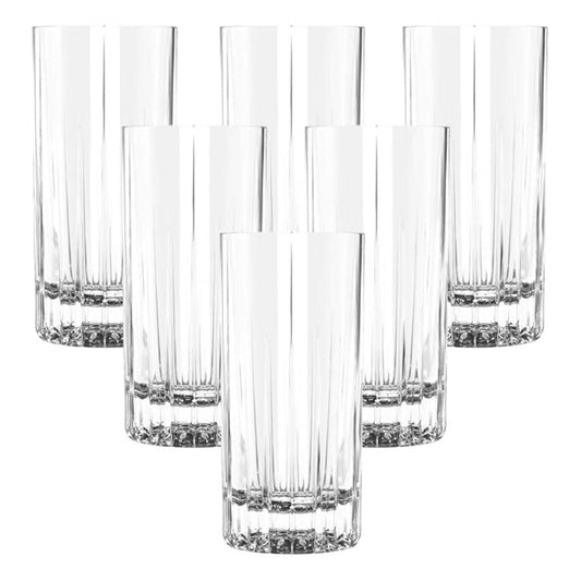 Ocean P03665 Traze Pre Hi Ball Glass 350 ml, Set of 6