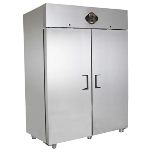 Desmon PBB14 S/S Upright Double Door Freezer, 144 x 80 x 212 cm