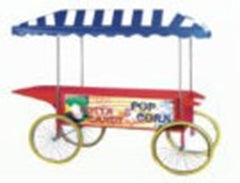 THS PCT-25C Heavy Duty Popcorn Machine Trolley, 208x62x172cm