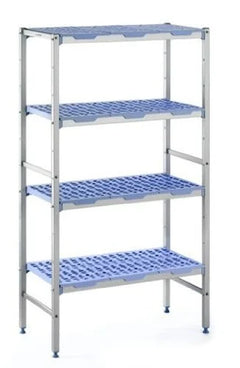 Tournus PLB1192 4-Tier Epoxy Shelving Unit, 119.2x46.4x175 cm