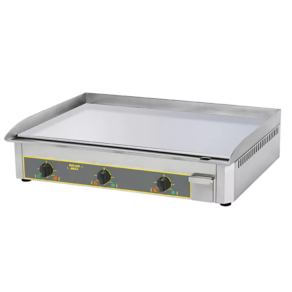 Roller Grill PSR900E ELECTRIC GRIDDLE PLATE - Decarbonised Steel Plate, 90 x 47.5 x 23 cm