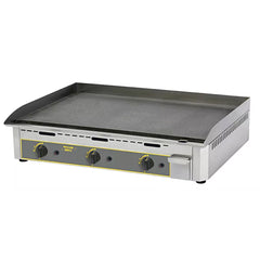 Roller Grill PSR900G GAS GRIDDLE PLATE - Decarbonised Steel Plate, 90 x 47.5 x 23 cm