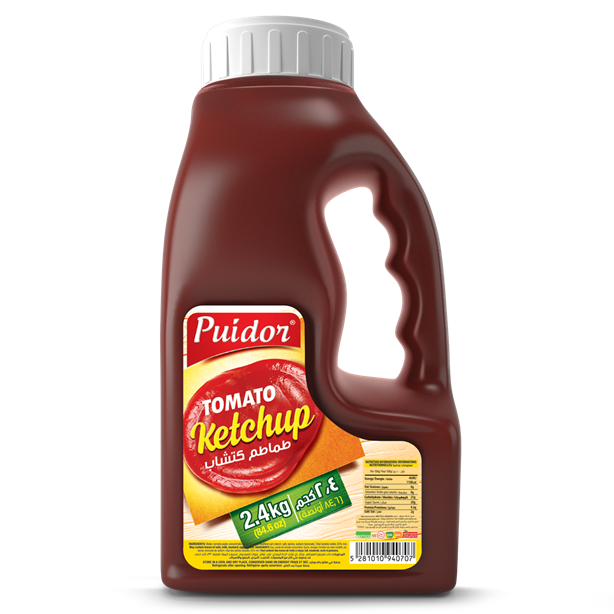 Puidor PUI004 Ketchup American Recipe 2.4 kg, pack of 6 pcs