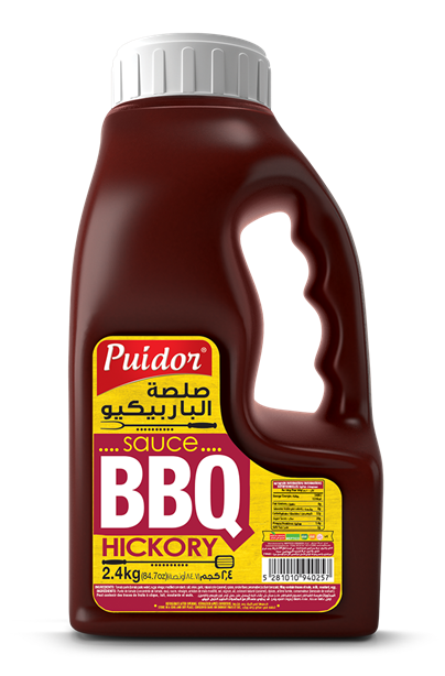 Puidor PUI006 Barbecue Hickory Sauce 2.4 kg, Pack of 6 pcs