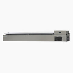 THS PZC35 Salad Bar Table Top With Glass Cover 131 cm