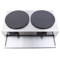 Primo DE-2 Electric Double Crepe Maker 6000W, 86x48.5x24 cm