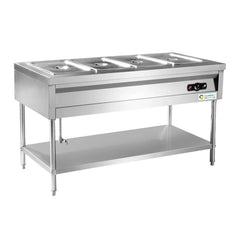 Primo EBM-6 Bain Marie Six GN Pans with Stand 2000W, 210x118.2x80 cm