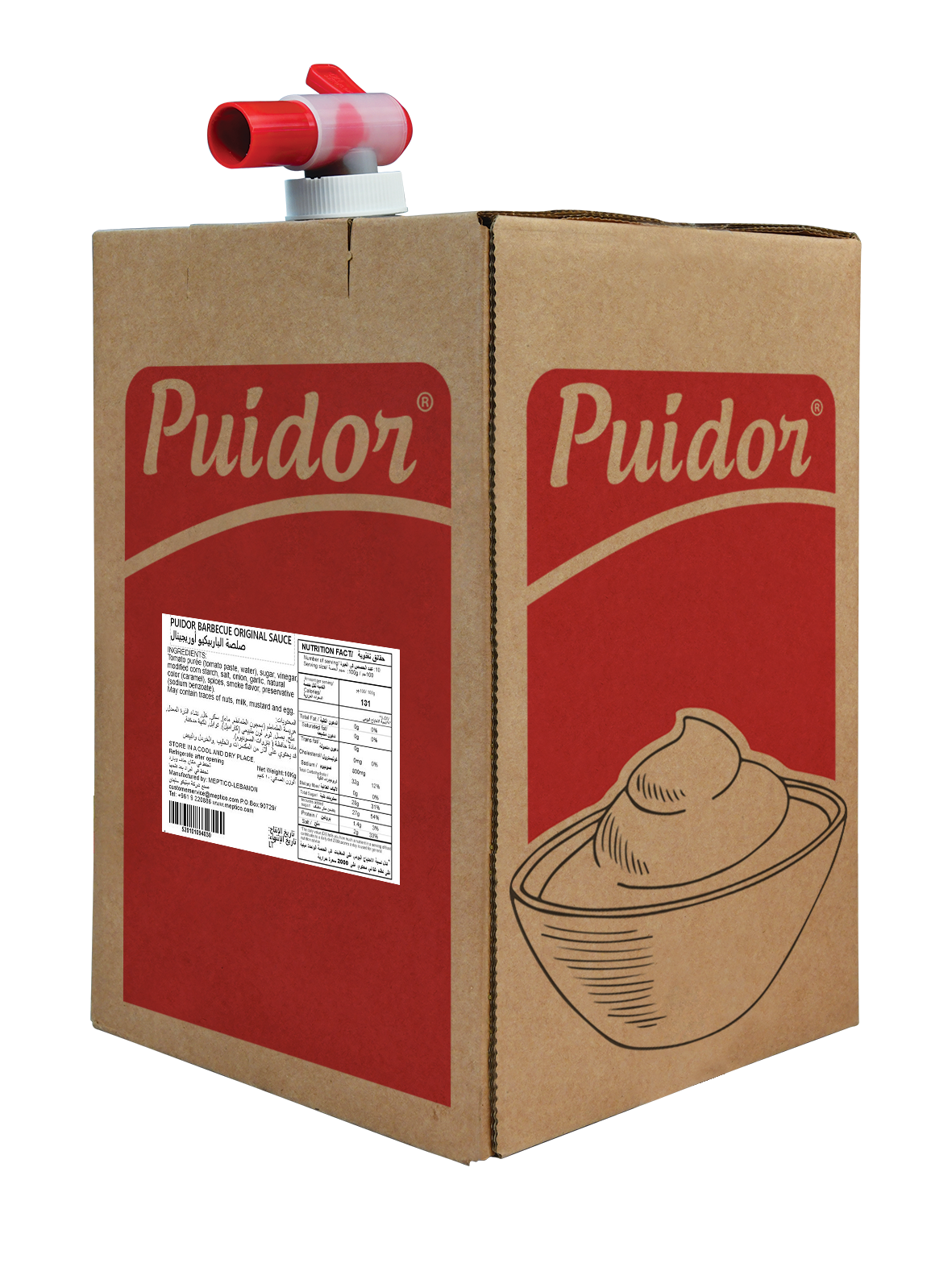 Puidor PUI012 Barbecue Original Sauce 10 kg