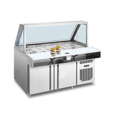 THS Salad Refrigerator, 280 L, 550 W, 120 x 88 x 145 cm