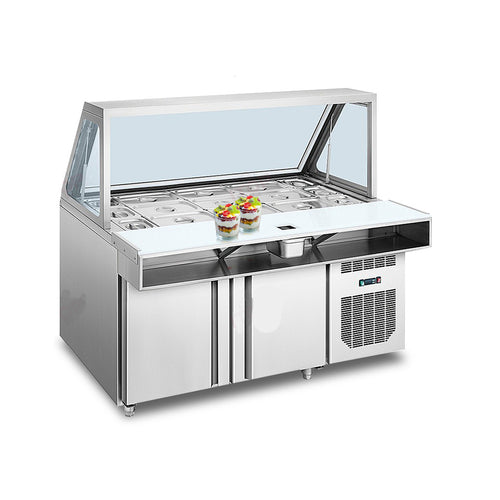 THS Salad Refrigerator, 280 L, 550 W, 120 x 88 x 145 cm