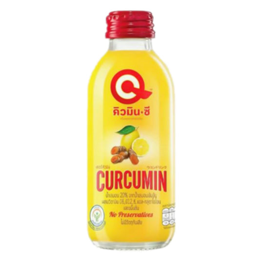 QminC Curcumin Lemon Juice, 150ml, Pack of 24pcs