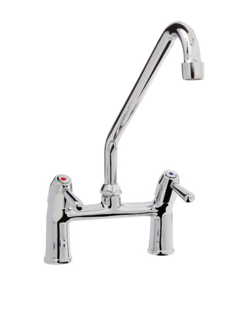 Monolith R0102020125 Two Holes Tap with Swinging Spout Lever Handle