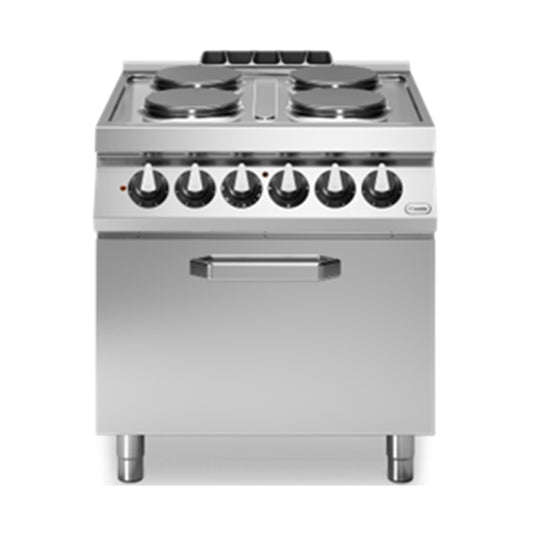 Modular R70/80CFE Electric Static Oven 4 Round Plates Electric Range, 80x73x87 cm