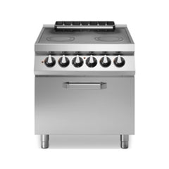 Modular R70/80CFVE Electric Static Oven Infrared Surface 4 Cooking Zones, 80x73x87 cm