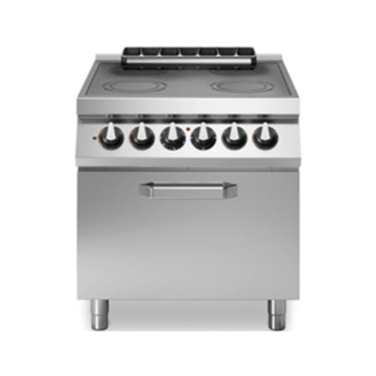 Modular R70/80CFVE Electric Static Oven Infrared Surface 4 Cooking Zones, 80x73x87 cm