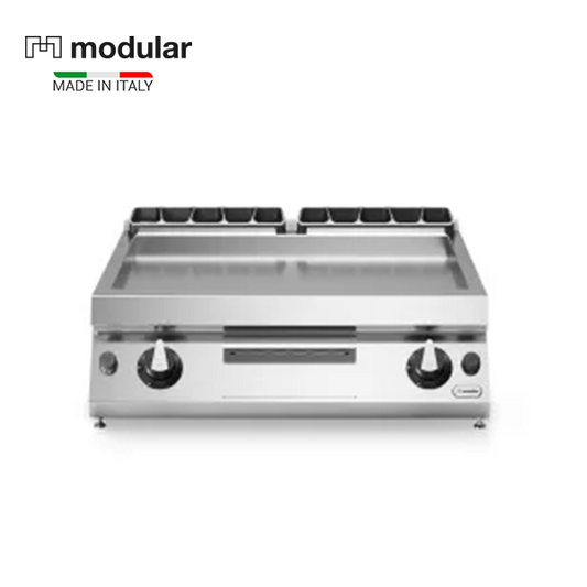 Modular R70/80FTG/L/T Gas Grill, Smooth Plate, 12 kW, 80 x 73 x 25 cm