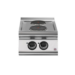 Modular R70/40PCE/T Electric Cooking Range, 2 Round Plates, 5.2 kW, 40 x 73 x 28 cm
