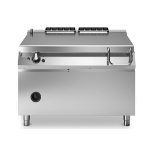 Modular R90/120BRG/120F/M/ Motorized Tilting Gas Bratt Pan with Iron Well, 120x90x87 cm