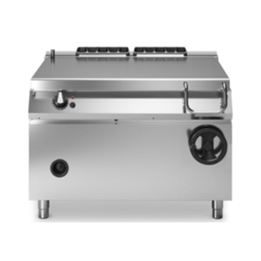 Modular R90/120BRG/120X/S/ Mannual Tilting Gas Bratt Pan with Stainless Steel Well, 120x90x87 cm