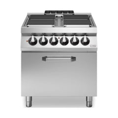 Modular R90/80CFEQV Electric Static Oven, 4 Square Plates, Electric Range, 80x90x87 cm