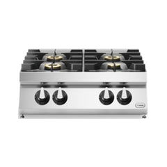 Modular R90/80PCG/T/ Top Gas Range Pressed Worktop, 4 Burners, 80x90x28 cm