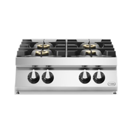 Modular R90/80PCG/T/ Top Gas Range Pressed Worktop, 4 Burners, 80x90x28 cm