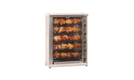Roller Grill RBG-200 Gas Rotisserie Chicken Grill, 94x45x125 cm