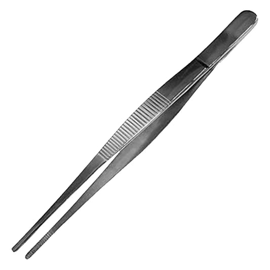 Kitchen Master RBS013 12" Chef Tweezer Straight, Stainless Steel, 30cm