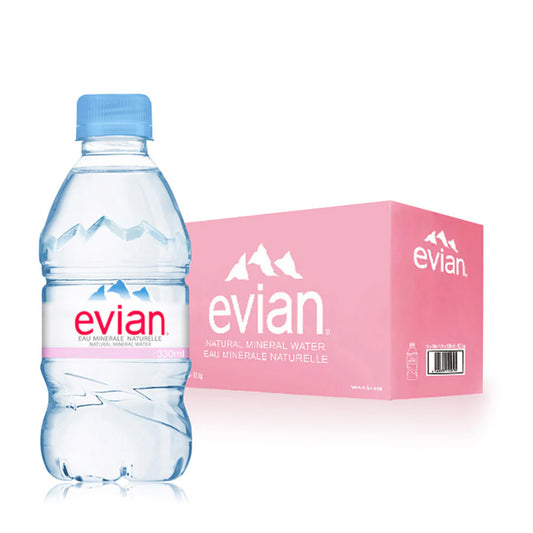 Evian Water 330ml, Pack of 24pcs