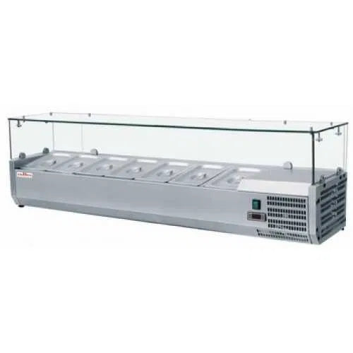 Rotor RT-2000L Tabletop Refrigerated Salad Showcase 10x 1/4 GN Pans