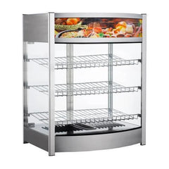 PRIMO RTR-137L Table Top Hot Display 3 Shelves, Capacity 137L
