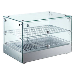 Primo RTR-50L Table Top Hot Glass Display Warmer 50L, 55.4x36x37.6 cm