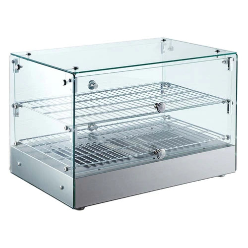 Primo RTR-50L Table Top Hot Glass Display Warmer 50L, 55.4x36x37.6 cm