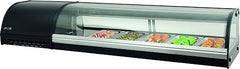 PRIMO RTS-62L Sushi Showcase with LED Light, 6x1/3 Pans