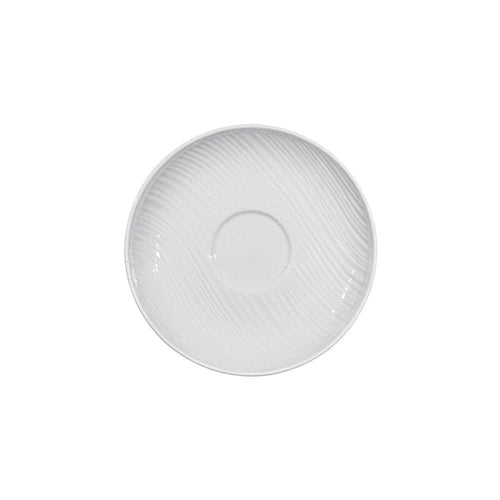 Furtino England River White Porcelain Saucer