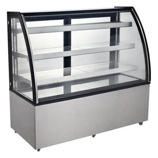 THS RY-CS1200S3A0SS Curved Refrigerated Showcase