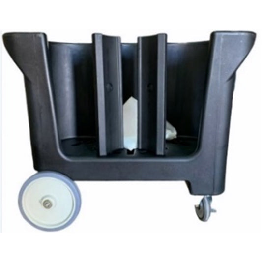 Royalite RYG.CP2204 Adjustable Dish Cart 4 Divider, 96.5x72.5x79 cm