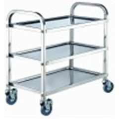 Royalite RYG.SST3B 3 Tiers Square SS201 Tube Service Trolley