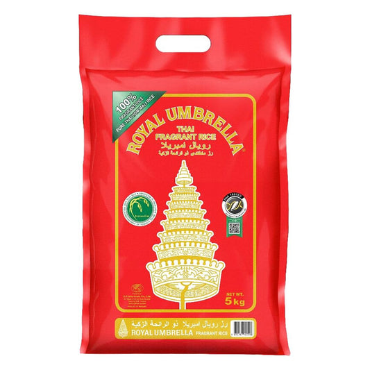 Royal Umbrella Thai Fragrant Jasmine Rice 5 kg Bag